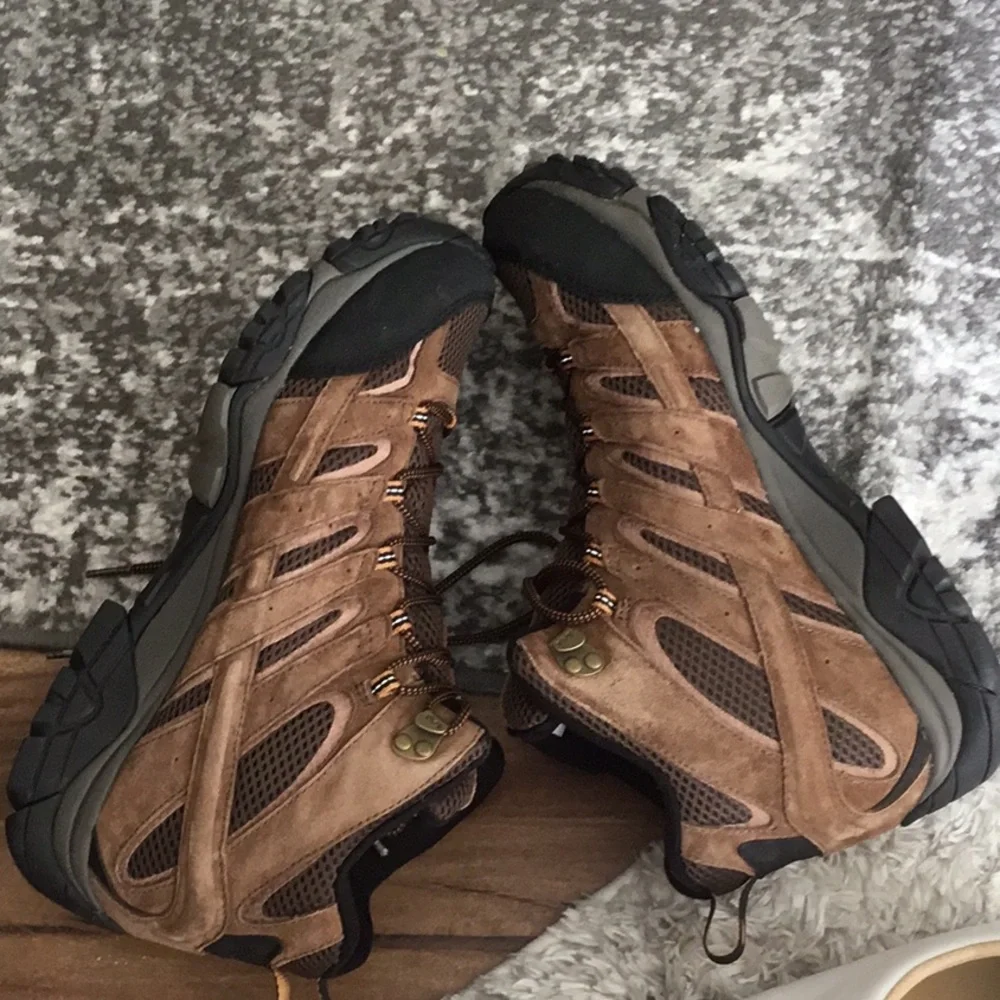 Merrell Moab 2 Mid Waterproof Hiking Shoes / Boots Mens Size 13 Brown J06051